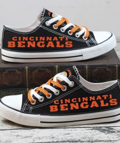 Christmas Cincinnati Bengals Limited Low Top Canvas Sneakers