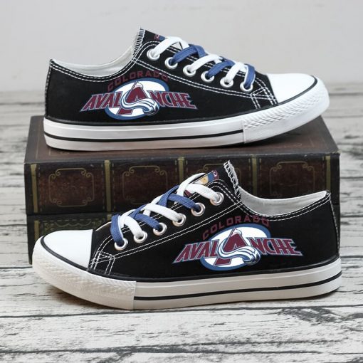 Christmas Colorado Avalanche Limited Low Top Canvas Sneakers