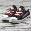 Christmas Columbus Blue Jackets Limited Low Top Canvas Shoes Sport