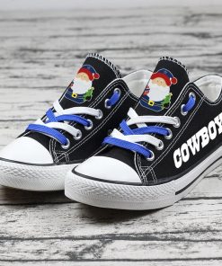 Christmas Dallas Cowboys Limited Low Top Canvas Sneakers