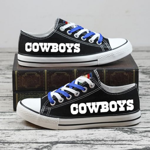 Christmas Dallas Cowboys Limited Low Top Canvas Sneakers