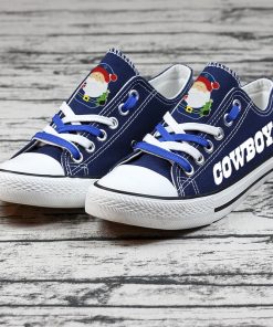 Christmas Dallas Cowboys Low Top Canvas Shoes Sport