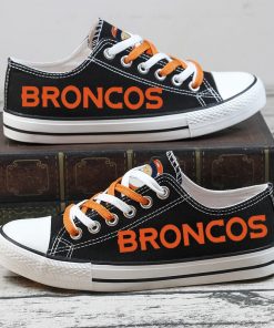 Christmas Denver Broncos Limited Low Top Canvas Sneakers