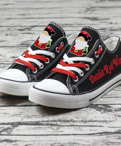 Christmas Detroit Red Wings Low Top Canvas  Sneakers