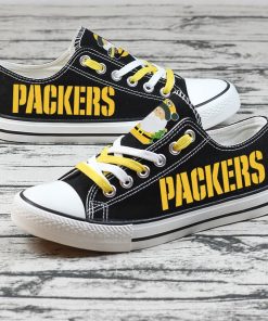 Christmas Green Bay Packers Limited Low Top Canvas Sneakers