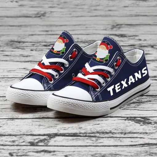 Christmas Houston Texans Limited Low Top Canvas Shoes Sport