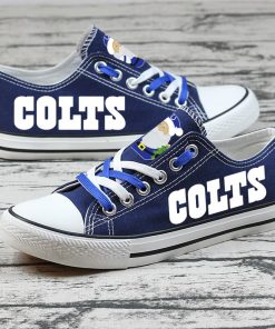 Christmas Indianapolis Colts Limited Low Top Canvas Sneakers