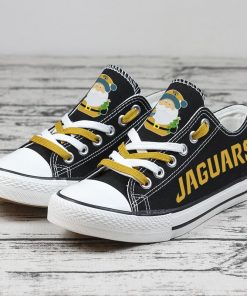 Christmas Jacksonville Jaguars Limited Low Top Canvas Sneakers