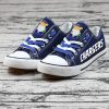 Christmas Design Los Angeles Chargers Limited Low Top Canvas Sneakers