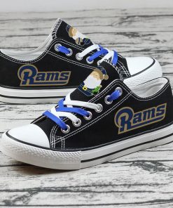 Christmas Los Angeles Rams Limited Low Top Canvas Sneakers