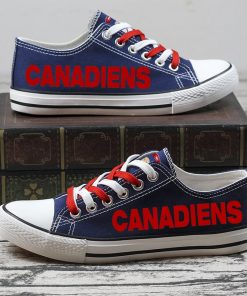 Christmas Montreal Canadiens Limited Hockey Fans Low Top Canvas Sneakers