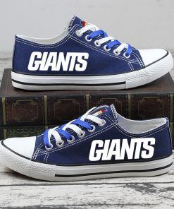Christmas Design New York Giants Limited Fans Low Top Canvas Sneakers