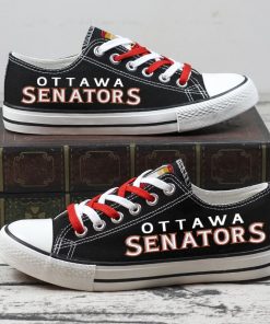 Christmas Ottawa Senators Limited Low Top Canvas Sneakers