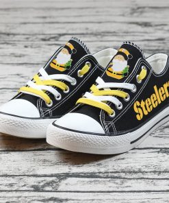 Christmas Pittsburgh Steelers Limited Low Top Canvas Sneakers