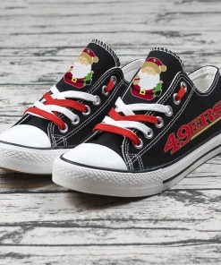 Christmas San Francisco 49ers Limited Low Top Canvas Sneakers