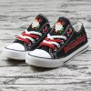 Christmas Tampa Bay Buccaneers Limited Print Low Top Canvas Sneakers