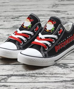 Christmas Tampa Bay Buccaneers Limited Print Low Top Canvas Sneakers
