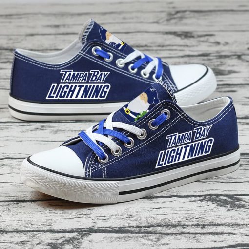 Christmas Tampa Bay Lightning Limited Low Top Canvas Sneakers