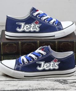 Christmas Winnipeg Jets Limited Low Top Canvas Sneakers