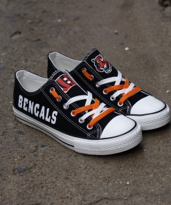 Cincinnati Bengals Limited Low Top Canvas Shoes Sport