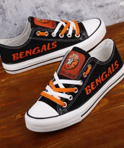 Cincinnati Bengals Low Top Canvas Shoes Sport