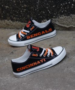 Cincinnati Bengals Limited Fans Low Top Canvas Shoes Sport