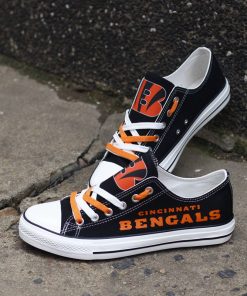 Cincinnati Bengals Limited Fans Low Top Canvas Sneakers
