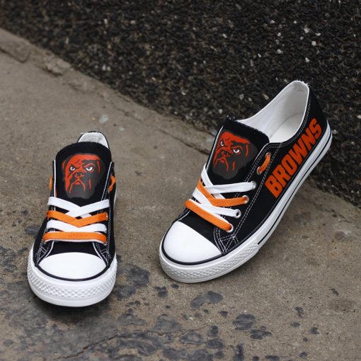 Cleveland Browns Limited Low Top Canvas Shoes Sport