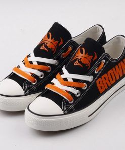 Cleveland Browns Low Top Canvas Shoes Sport