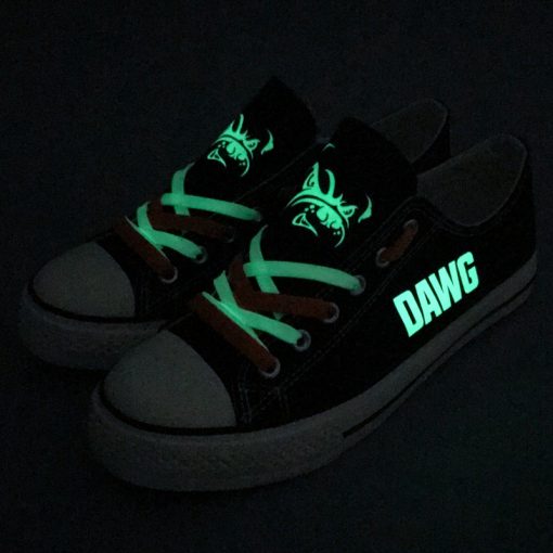 Cleveland Browns Limited Luminous Low Top Canvas Sneakers