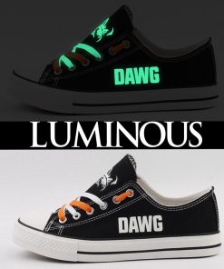 Cleveland Browns Limited Luminous Low Top Canvas Sneakers