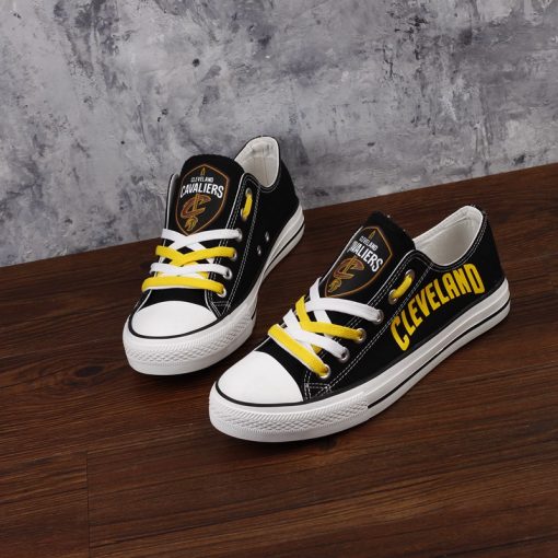 Cleveland Cavaliers Low Top Canvas Sneakers