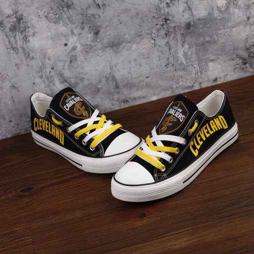 Cleveland Cavaliers Low Top Canvas Sneakers