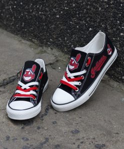 Cleveland Indians Limited Low Top Canvas Shoes Sport