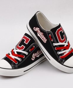 Cleveland Indians Limited Luminous Low Top Canvas Sneakers
