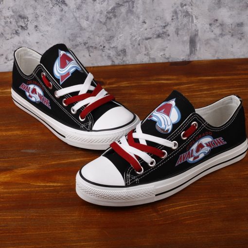 Colorado Avalanche Limited Low Top Canvas Sneakers