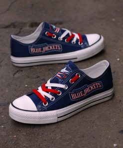 Columbus Blue Jackets Limited Low Top Canvas Sneakers