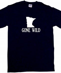 Creative Short Sleeve Minnesota Gone Wild s Tee Shirt Short Crew Neck T Shirts Men