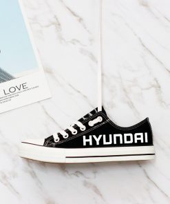 Custom HYUNDAI SHELL MOBIS WRT Fans Low Top Canvas Sneakers