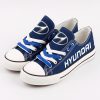 Custom HYUNDAI SHELL MOBIS WRT Fans Low Top Canvas Shoes Sport