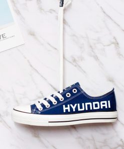 Custom HYUNDAI SHELL MOBIS WRT Fans Low Top Canvas Shoes Sport