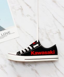 Custom KAWASAKI Limited Fans Low Top Canvas Sneakers