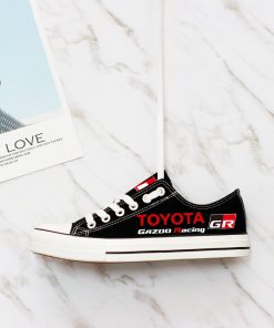 Custom TOYOTA GAZOO RACING WRT Fans Low Top Canvas Sneakers