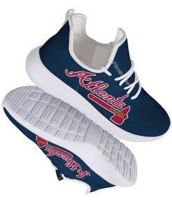 Custom Yeezy Running Shoes For Men Women Atlanta Braves