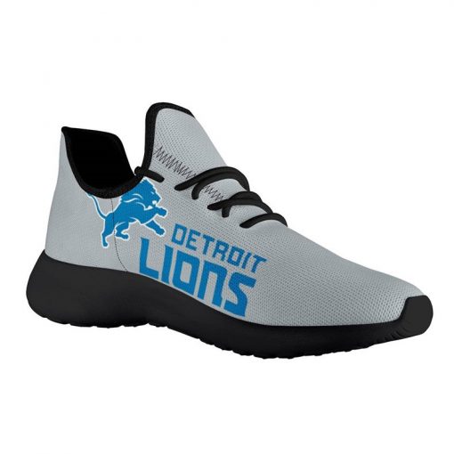 Custom Yeezy Running Shoes For Unisex Detroit Lions