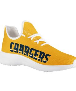 Custom Yeezy Running Shoes For Los Angeles Chargers Fans