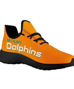 Custom Yeezy Running Shoes For Miami Dolphins Fans