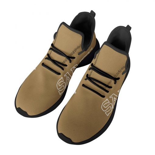 Custom Yeezy Running Shoes For New Orleans Saints Fans