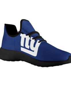 Custom Yeezy Running Shoes For New York Giants Fans