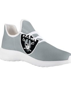Custom Yeezy Running Shoes For Men Women Oakland Raiders